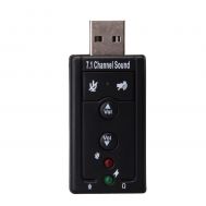 Usb virtual 7.1 channel sound adapter