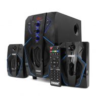 Vision plus 2.1ch speaker with subwoofer bluetooth 45 watts rms - black