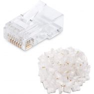 Cable matters 50 pack cat 6, cat6 rj45 modular plugs for solid or stranded utp cable, rj45 plugs
