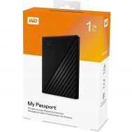 Wd 1tb black my passport portable external hard drive - usb 3.0