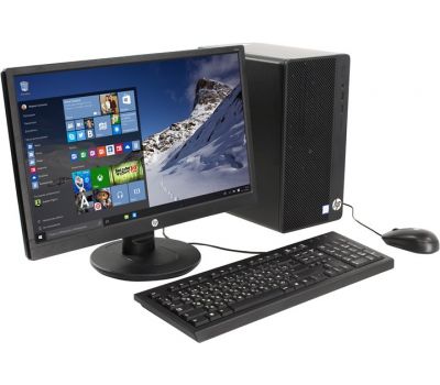 Hp 290 G4  micro tower desktop, Intel core i3, 4gb ram, 1tb hard disk, dvdrw, keyboard and mouse plus 18.5” monitor BRAND-NEW