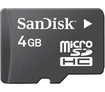 Sandisk 4gb memory card