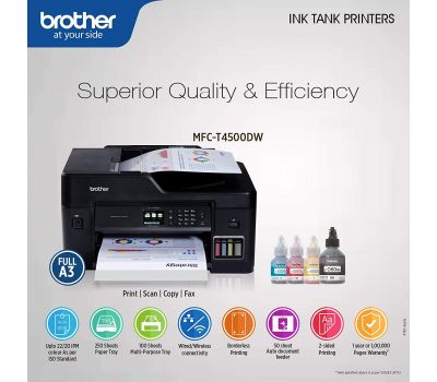 Brother MFC-T4500DW A3 Inkjet Multi-Function Printer