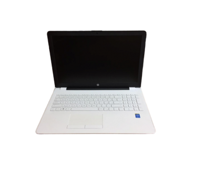 Hp notebook 15 - Intel Core i3 - 4gb ram - 128gb ssd ,Snow White/carbon black - 5th gen -15.6 inch screen