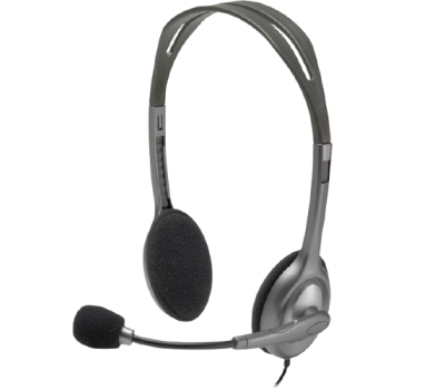 Logitech H110 Wired Headset, with Noise-Cancelling Microphone