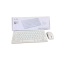 Wireless keyboard & mouse combo 2.4 ghz wireless mouse- white