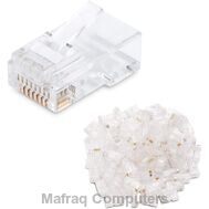 Cable matters 50 pack cat 6, cat6 rj45 modular plugs for solid or stranded utp cable, rj45 plugs