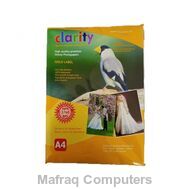 Clarity, 50pcs waterproof a4   glossy paper