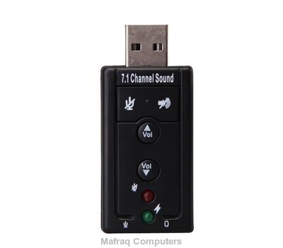 Usb virtual 7.1 channel sound adapter