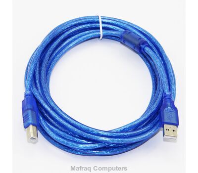 Universal usb printer cable 10m blue