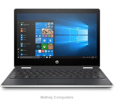 HP - Pavilion x360 2-in-1 11.6" Touch-Screen Laptop - Intel Pentium - 4GB Memory - 128GB Solid State Drive - Ash Silver Keyboard Frame, Natural Silver