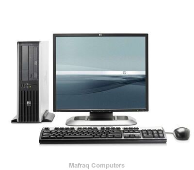 Hp compaq 8000 elite desktop - 2.8ghz processor inte core 2 duo - 2gb ram - 250gb hdd plus 17 inch monitor, keyboard and mouse (complete desktop)