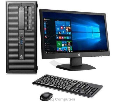 Hp 406 g2 mt - core i3-6th gen - 3.7 ghz - 8 gb ram - 500gb hdd - 18.5 Inch Monitor - keyboard, mouse
