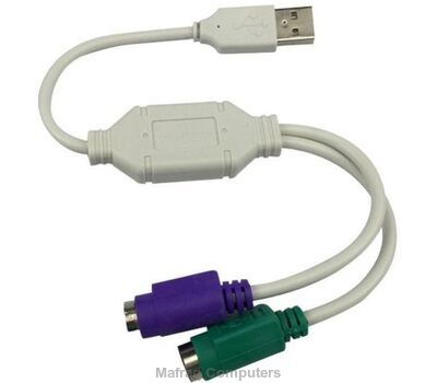 Keyboard usb to ps2 ps/2 adapter converter